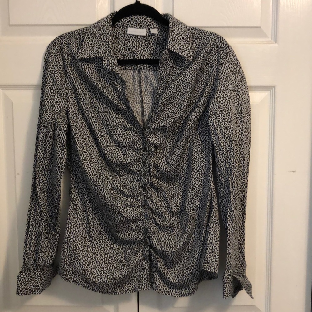 Black & White blouse